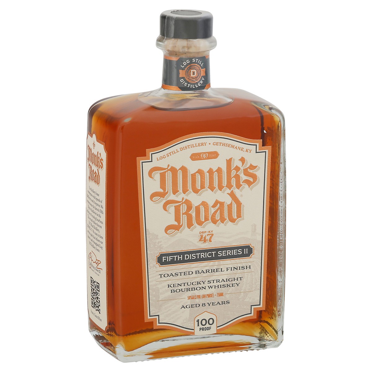 slide 10 of 11, Monk's Road Fifth District Series II Toasted Barrel Finish Kentucky Straight Bourbon Whiskey 750 ml, 750 ml