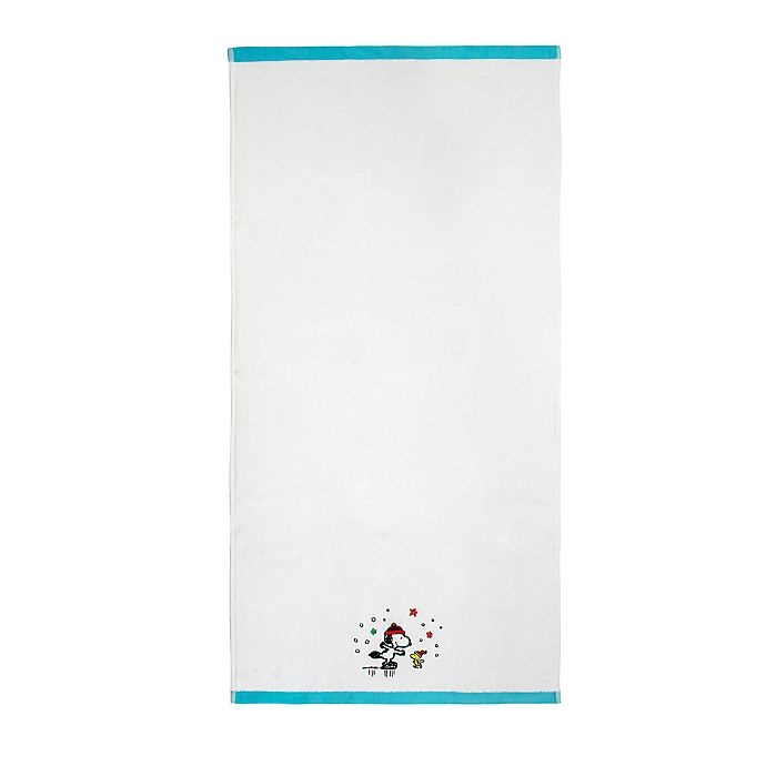 slide 1 of 1, Peanuts Wonderland Bath Towel - White, 1 ct