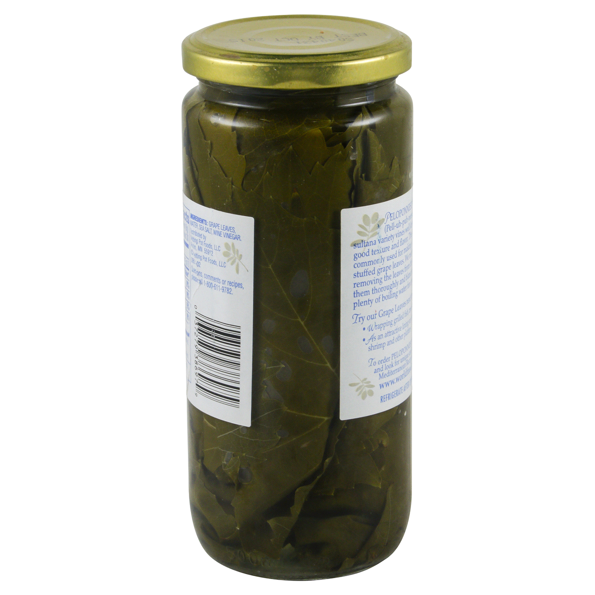 slide 3 of 4, Peloponnese Grape Leaves, 15.2 oz