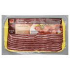 slide 1 of 1, Harris Teeter Premium Turkey Bacon - Smoked & Sliced, 12 oz