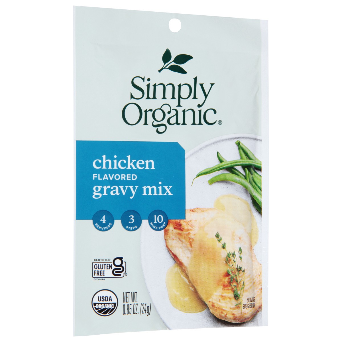 slide 13 of 13, Simply Organic Chicken Gravy Mix, 0.9 oz