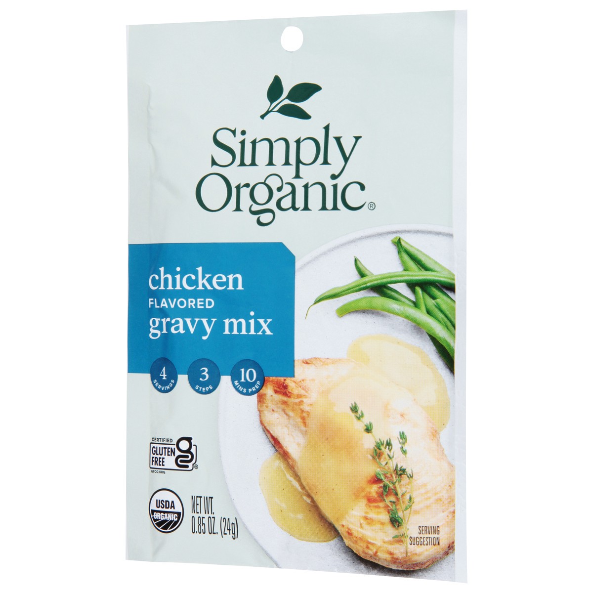 slide 8 of 13, Simply Organic Chicken Gravy Mix, 0.9 oz