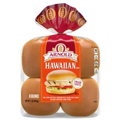 Arnold Hawaiian Buns Buns, 8 count, 16 oz