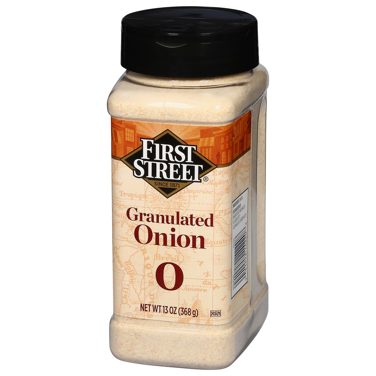 slide 6 of 12, First Street Granulated Onion, 13 oz