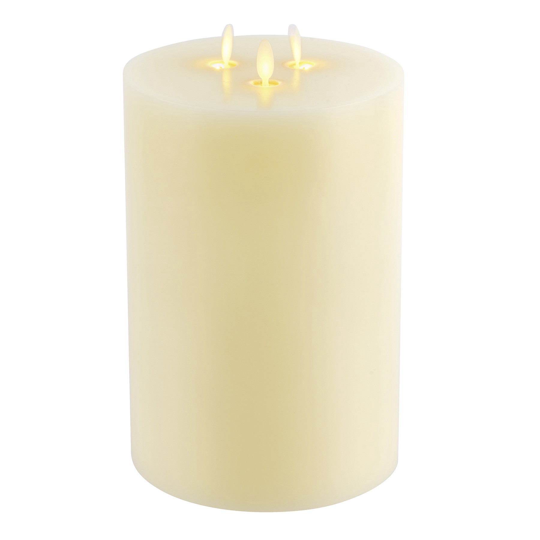 slide 2 of 2, 6" X 9" Oscillating Flame Led Pillar Candle By Ashland, 6 in x 9 in