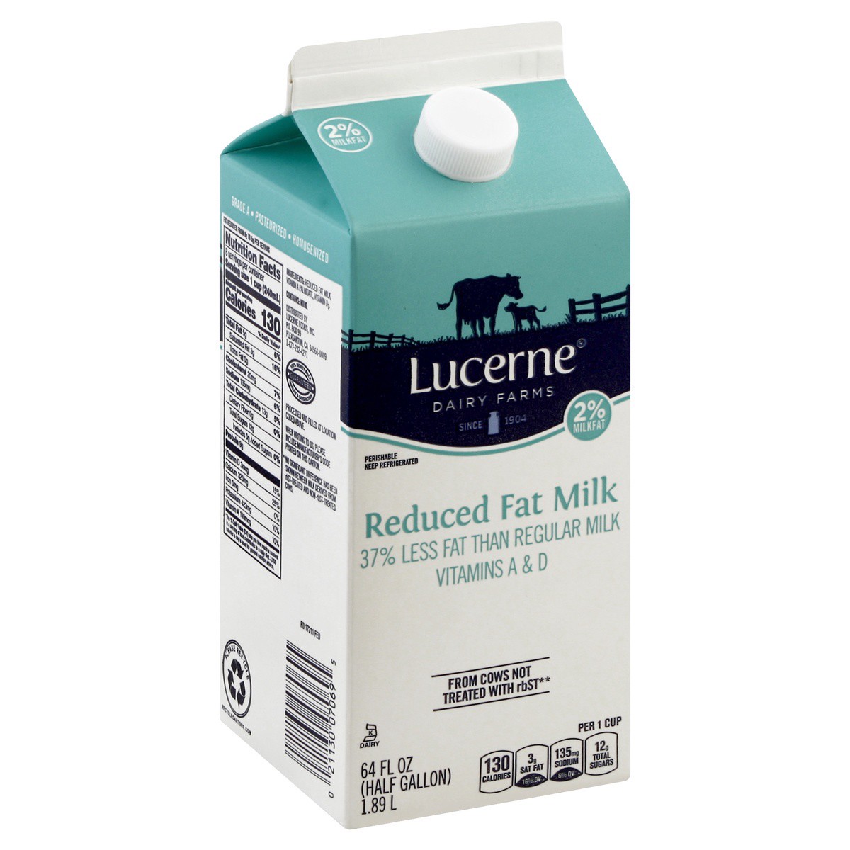 slide 1 of 4, Lucerne Dairy Farms Milk 64 oz, 1/2 gal