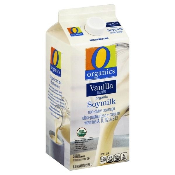 slide 1 of 4, O Organics Organic Vanilla Soymilk, 12 gal