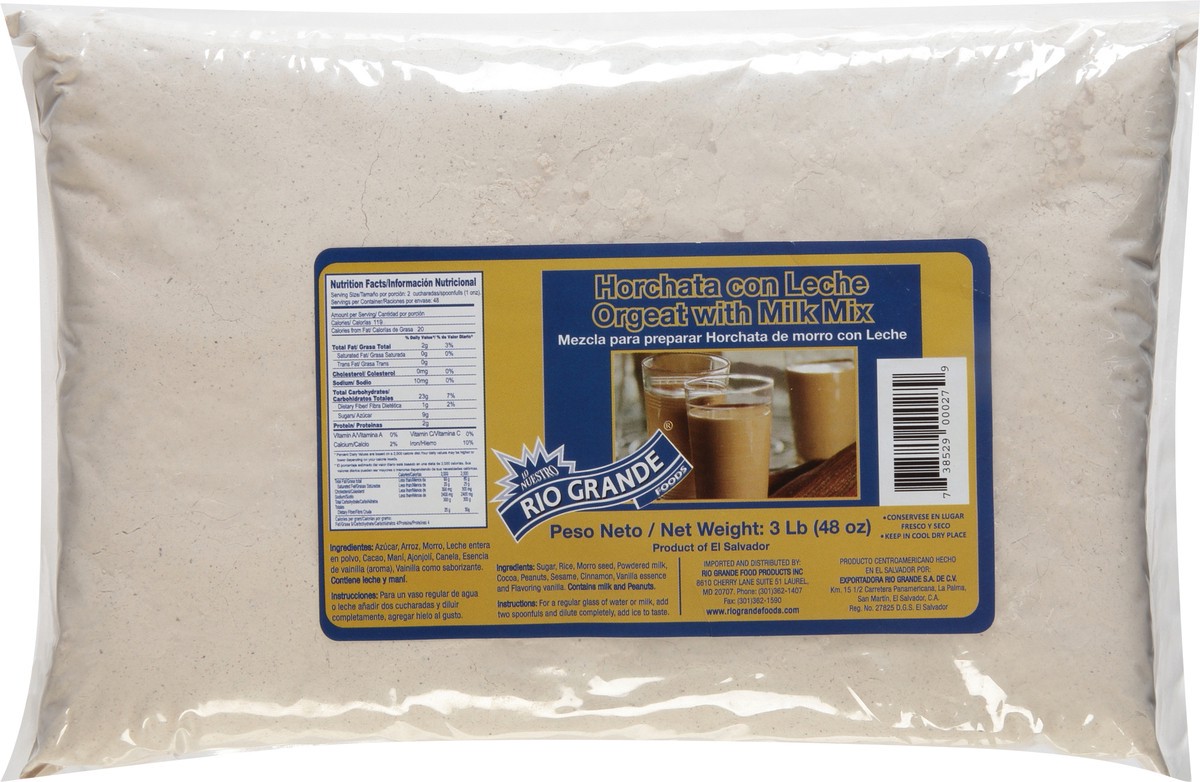 slide 2 of 9, Rio Grande Orgeat with Milk Mix 3 lb, 3 lb