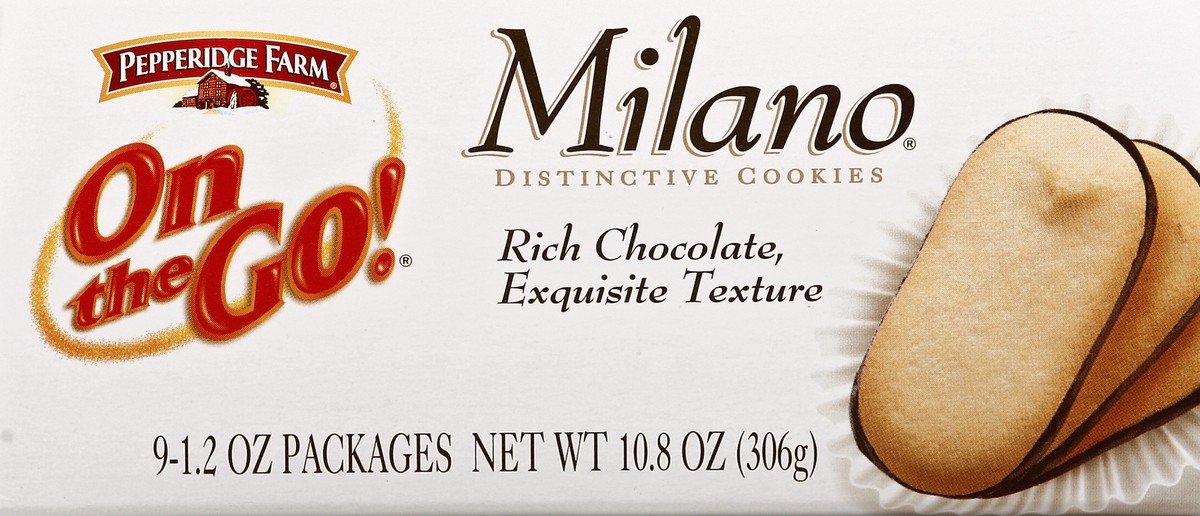 slide 3 of 4, Pepperidge Farm Milano Cookies Distinctive Cookies Rich Chocolate Flavor, 10.8 oz