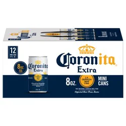 Coronita Extra Corona Extra Coronita Mexican Lager Beer, 12 pk 8 fl oz Cans, 4.6% ABV