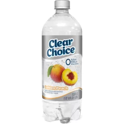 Clear Choice Peach Sparkling Water - 33.8 fl oz