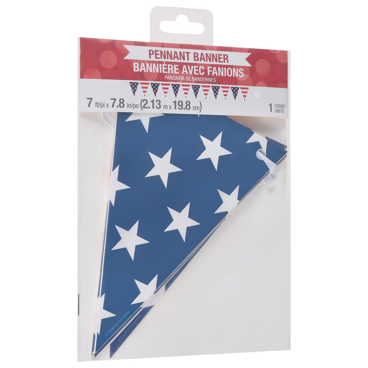 slide 3 of 9, Creative Converting Patriotic Banner, 1 ct