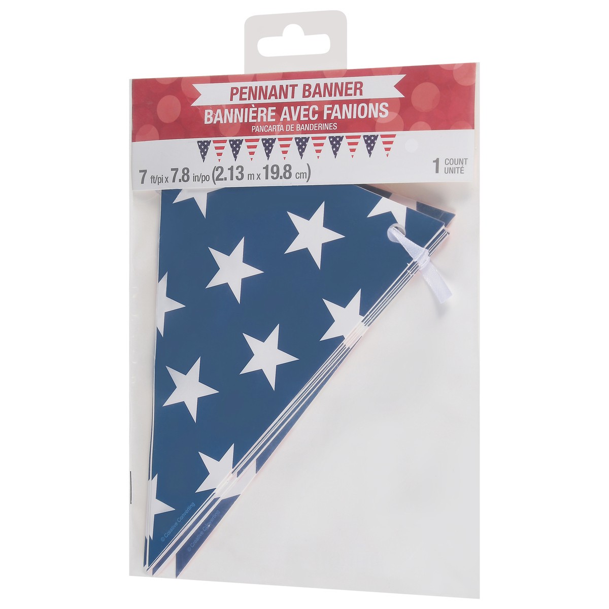 slide 6 of 9, Creative Converting Patriotic Banner, 1 ct