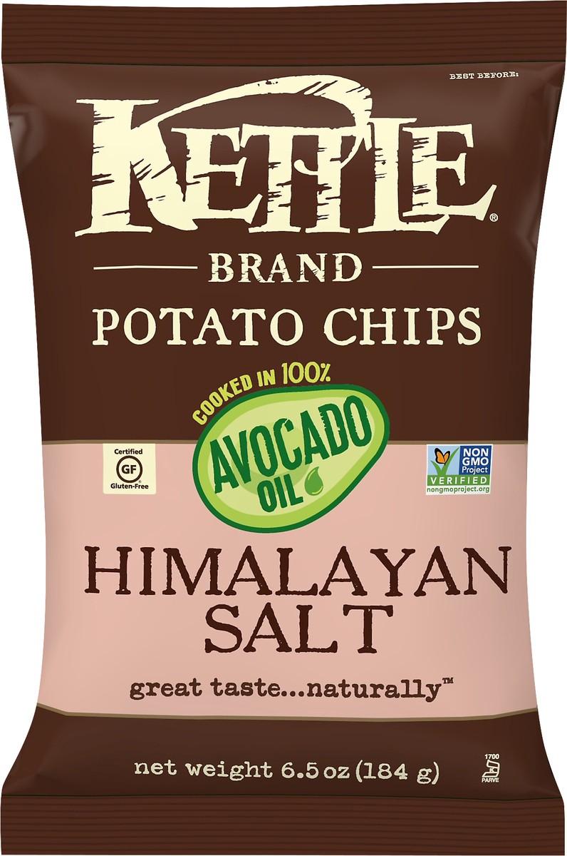 slide 1 of 7, Kettle Brand Himalayan Salt Potato Chips 6.5 oz, 6.5 oz