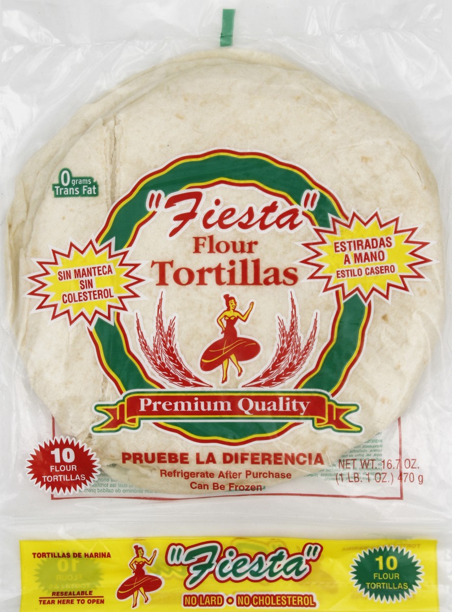 slide 5 of 6, Fiesta Tortillas 10 ea, 10 ct