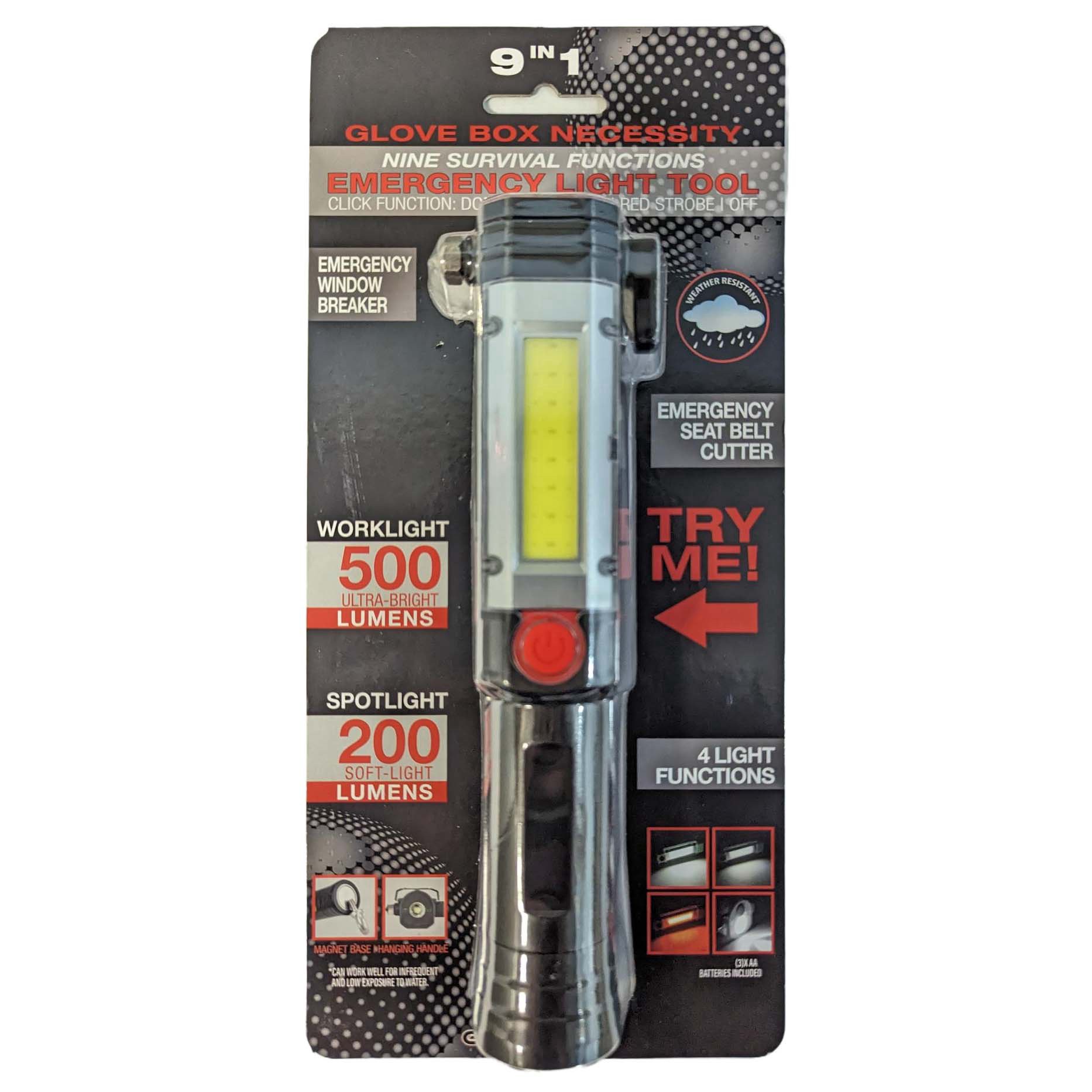 slide 1 of 1, Glow Max 9-in-1 Emergency Light Tool, 1 ct