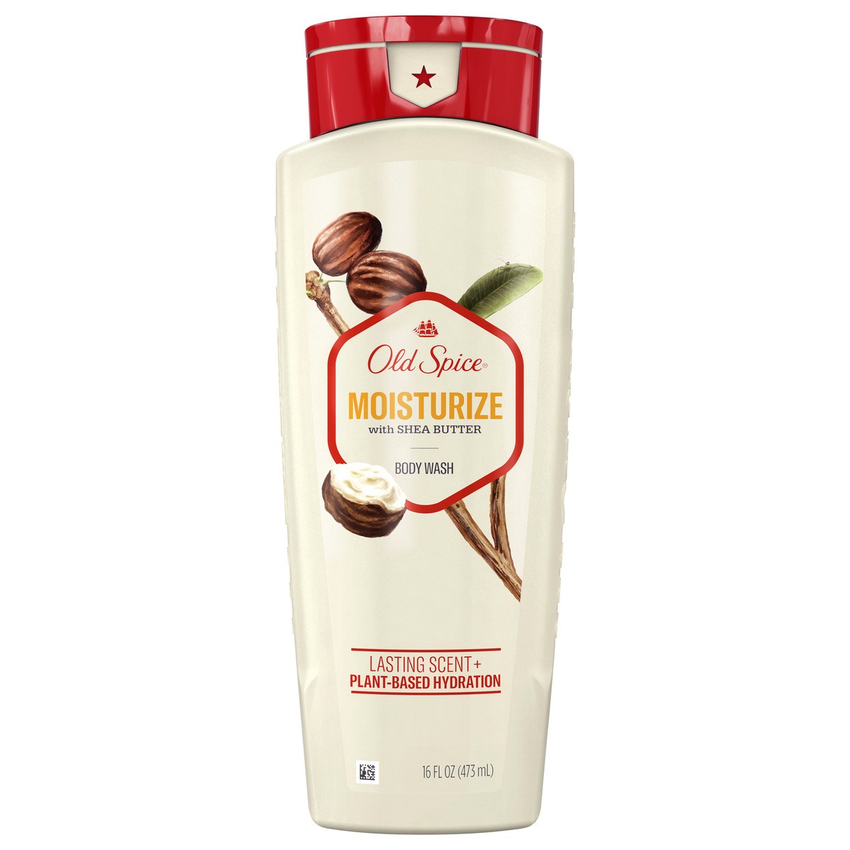 slide 1 of 3, Old Spice Men's Body Wash Moisturize with Shea Butter, 16 oz, 16 oz