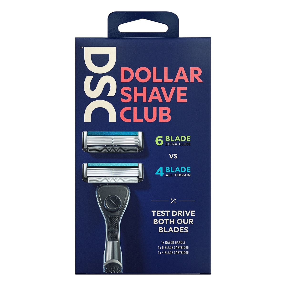 slide 1 of 3, Dollar Shave Club Mixed Razor Starter Kit, 1 ct