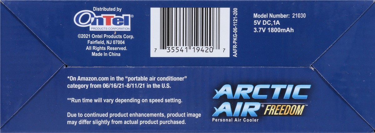 slide 3 of 9, Arctic Air Freedom Personal Air Cooler 1 ea, 1 ct