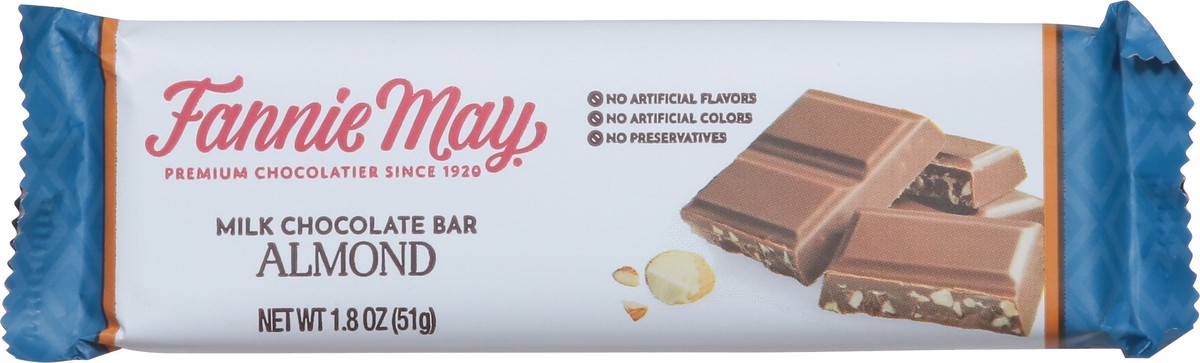 slide 6 of 9, Fannie May Chocolate & Almond Bar, 1.8 oz
