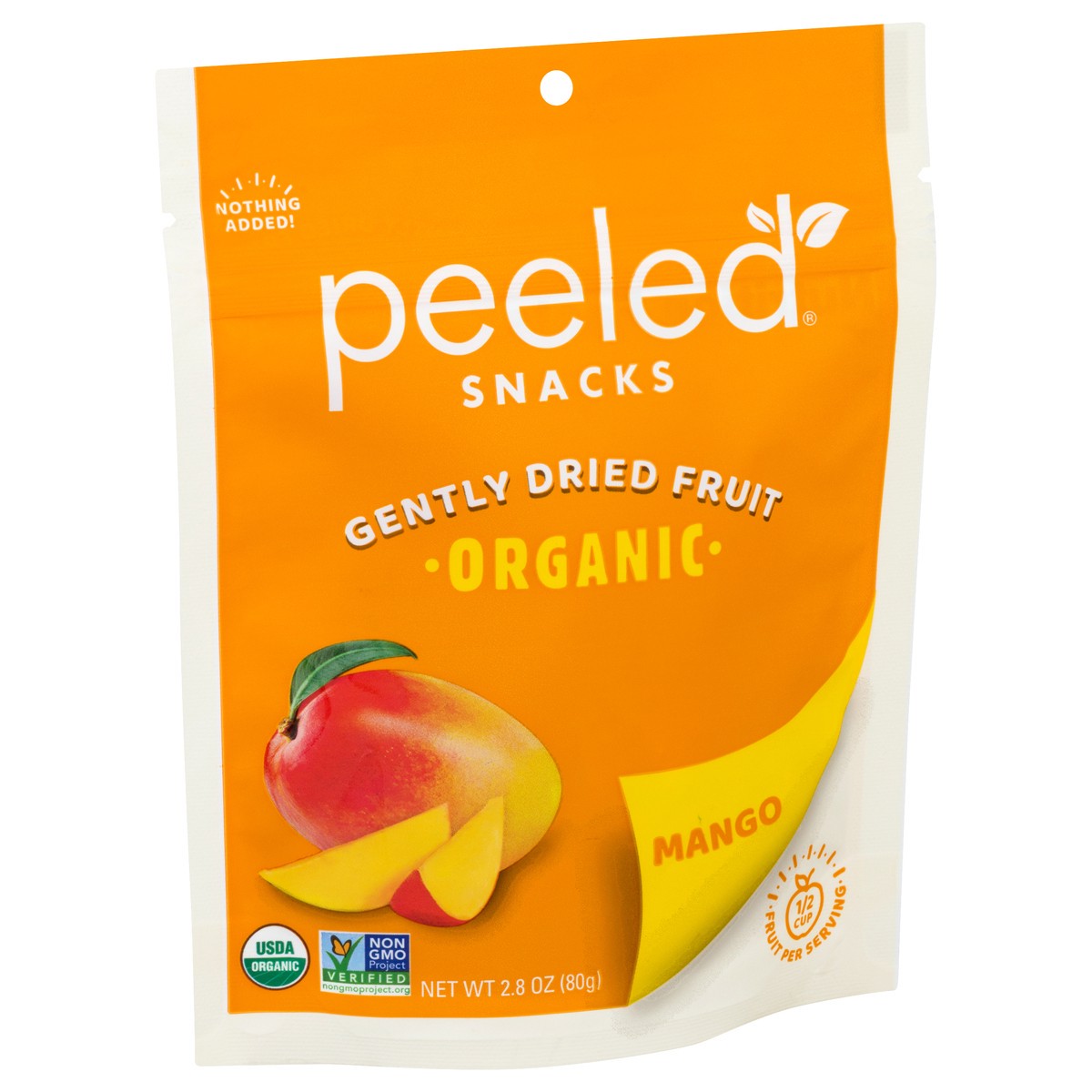 slide 2 of 9, Peeled Snacks Organic Gently Mango Dried Fruit 2.8 oz, 2.8 oz