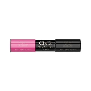 slide 1 of 1, Cnd Vinylux 2 In 1 Long Wear Nail Polish, Hot Pop Pink, 0.125 oz