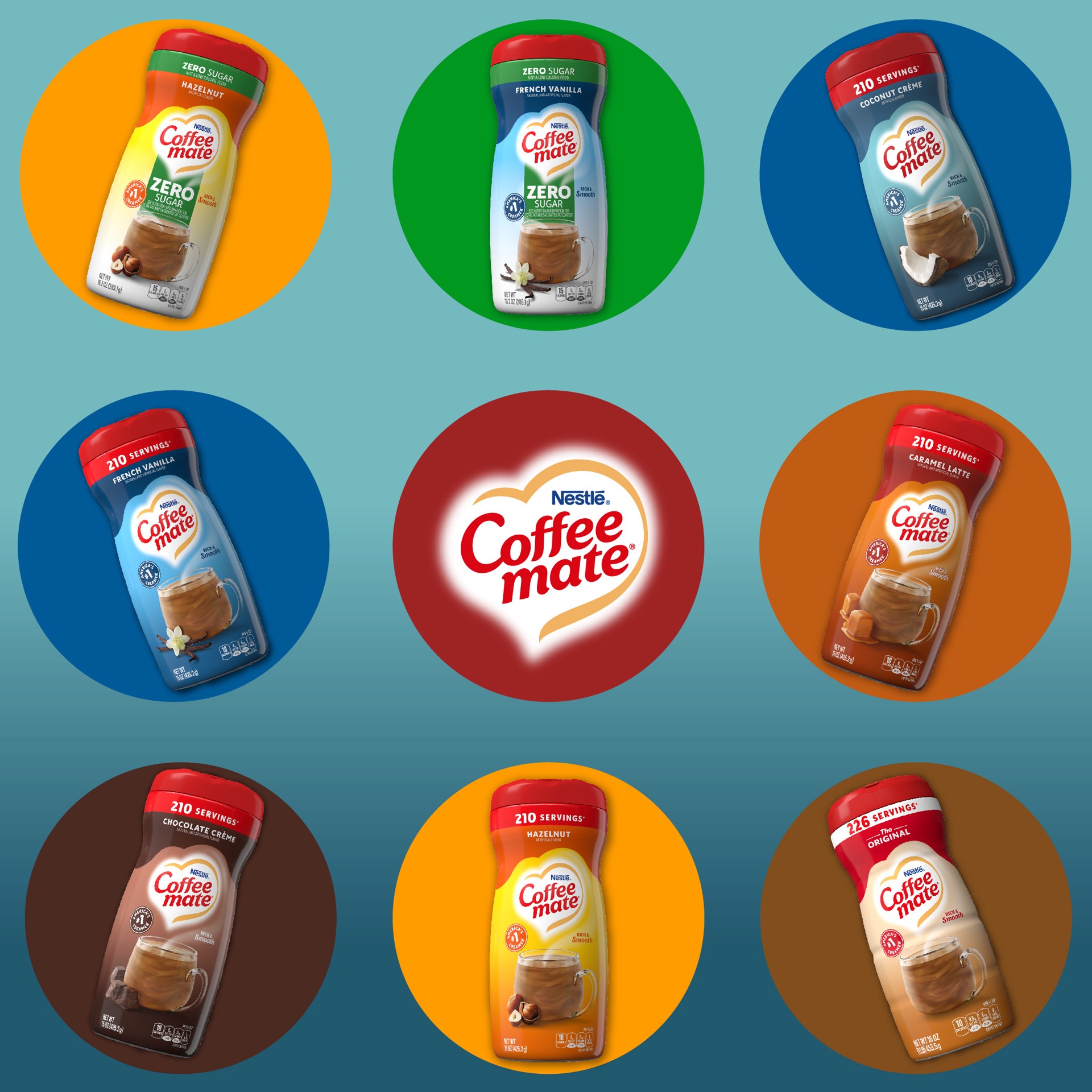 slide 7 of 7, Coffee-Mate Non-Dairy Coconut Creme Creamer 15 oz, 15 oz