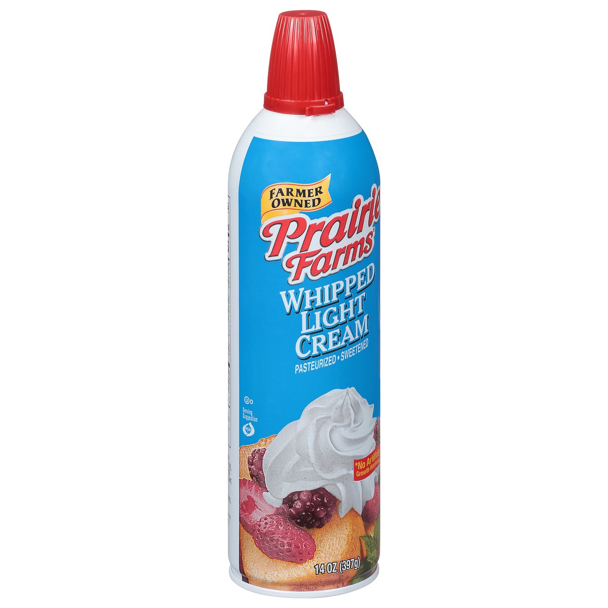 slide 2 of 9, Prairie Farms Pasteurized Whipped Sweetened Light Cream 14 oz, 14 oz