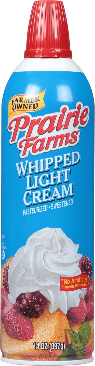slide 5 of 9, Prairie Farms Pasteurized Whipped Sweetened Light Cream 14 oz, 14 oz