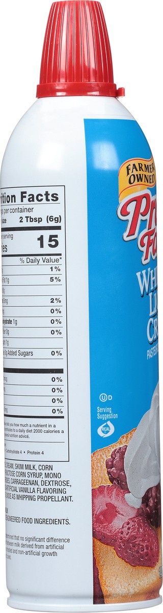 slide 9 of 9, Prairie Farms Pasteurized Whipped Sweetened Light Cream 14 oz, 14 oz