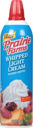 Prairie Farms Pasteurized Whipped Sweetened Light Cream 14 oz