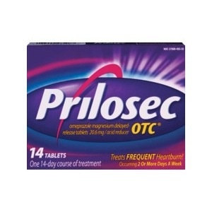 slide 1 of 1, Prilosec Otc Acid Reducer Tablets, 14 ct