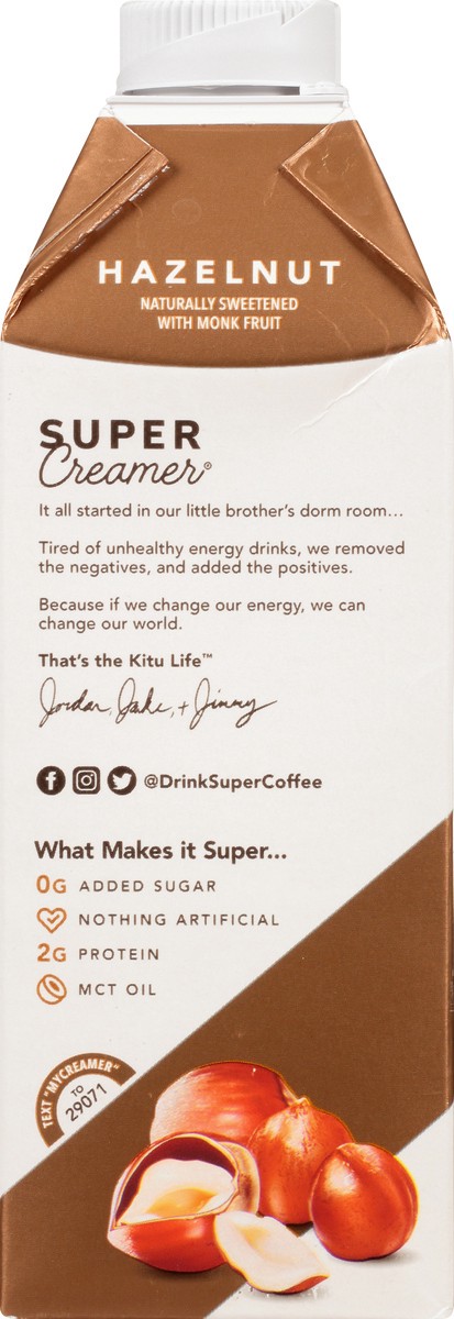 slide 3 of 13, Kitu Life Hazelnut Super Creamer Protein+m, 25.4 fl oz