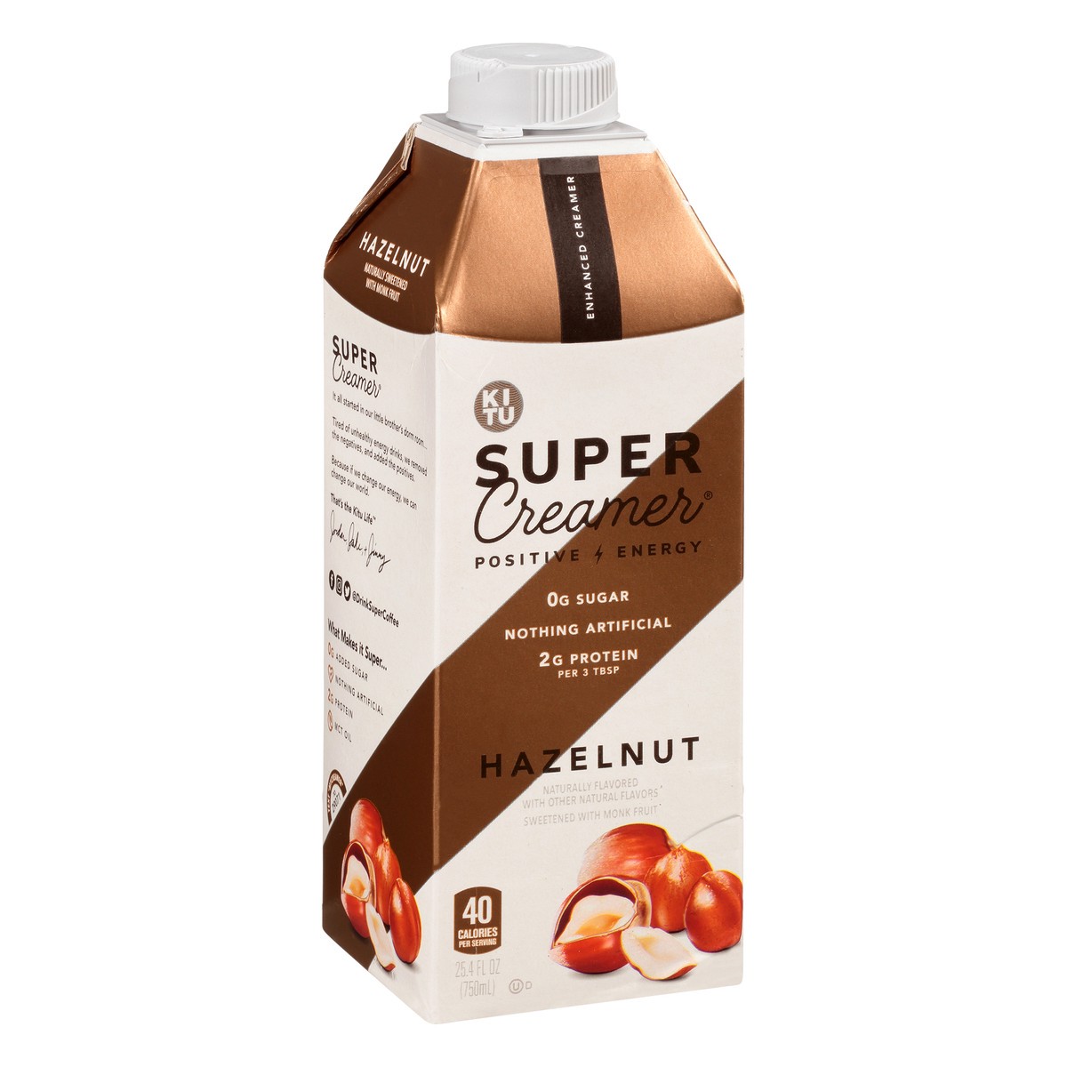 slide 12 of 13, Kitu Life Hazelnut Super Creamer Protein+m, 25.4 fl oz