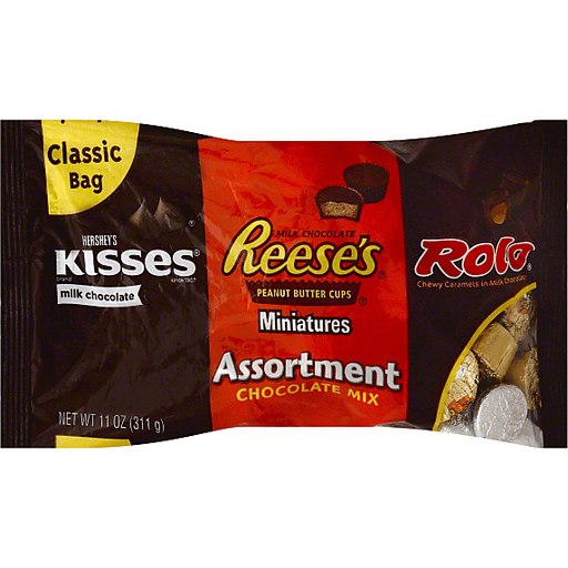 slide 2 of 2, Hershey's Assortment Chocolate Mix Candy, 11 oz