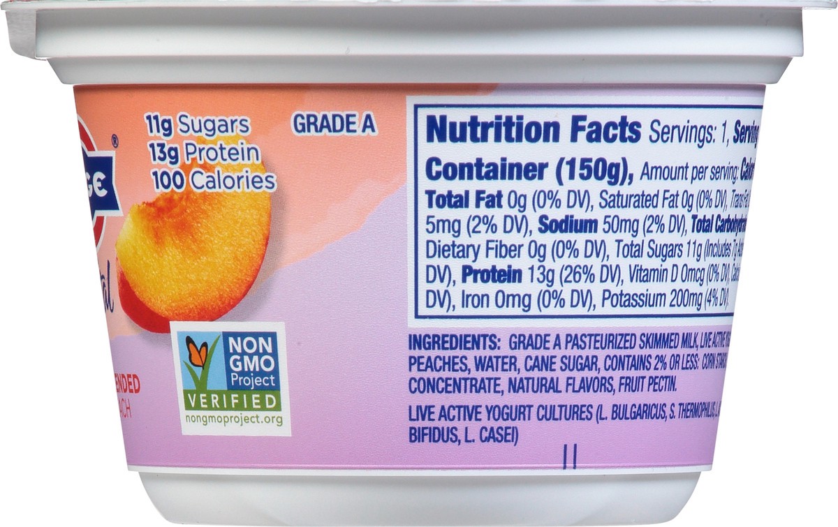 slide 12 of 13, Fage Total Strained Nonfat Greek Peach Yogurt 5.3 oz, 5.3 oz