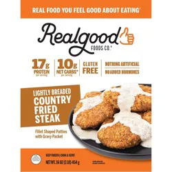 Real Good Foods Co. Frozen Country Fried Steak