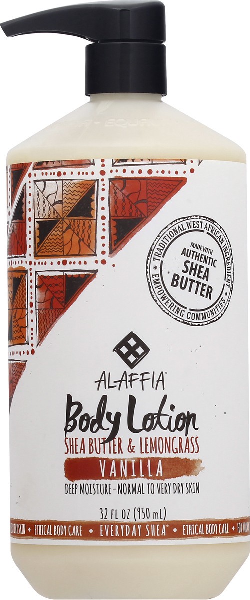 slide 4 of 7, Alaffia Vanilla Everyday Shea Lotion, 32 fl oz