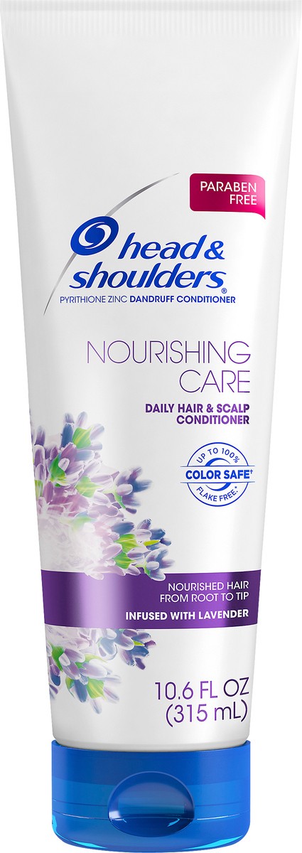 slide 2 of 3, Head & Shoulders Nourishing Care Dandruff Lavender Daily Hair & Scalp Conditioner 10.6 oz, 10.6 fl oz