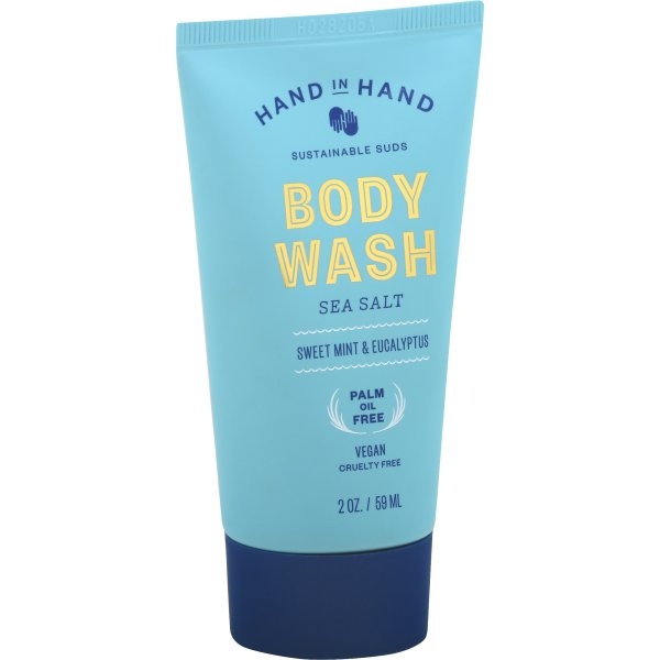 Hand in Hand Body Wash, Sea Salt, Sweet Mint & Eucalyptus 2 oz Shipt