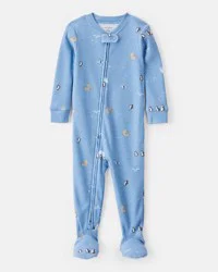 Carter's Carters Toddler Boy Arctic Animal Cotton Long-Sleeve Snug Fit 1-Piece Pajamas - Blue Blue 4T