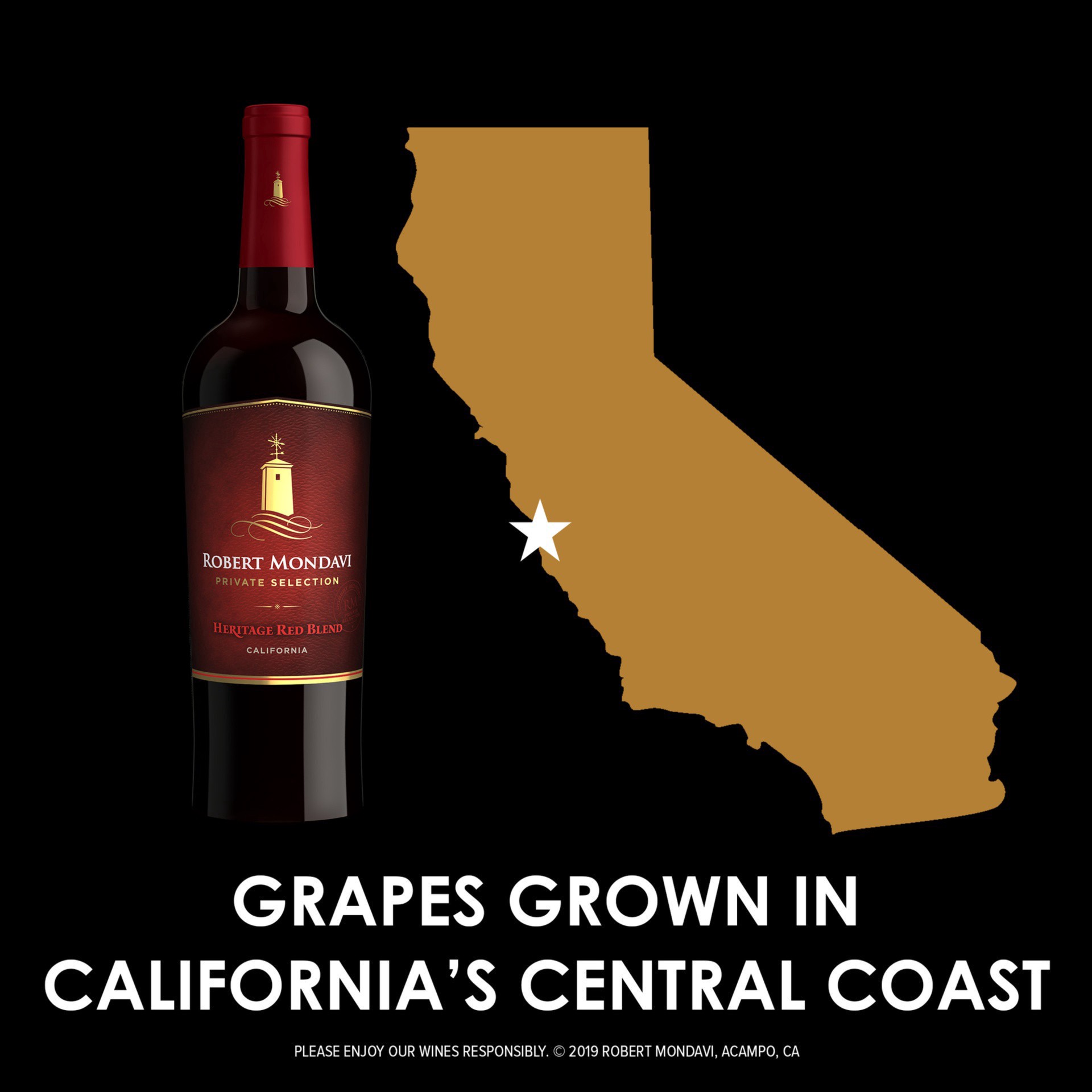 slide 3 of 9, Robert Mondavi Private Selection Red Blend California Red Wine, 750 mL Bottle, 750 ml