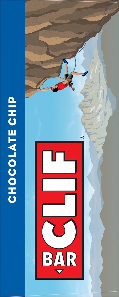 slide 7 of 11, CLIF BAR - Chocolate Chip - Made with Organic Oats - 10g Protein - Non-GMO - Plant Based - Energy Bars - 2.4 oz. (6 Pack), 14.4 oz
