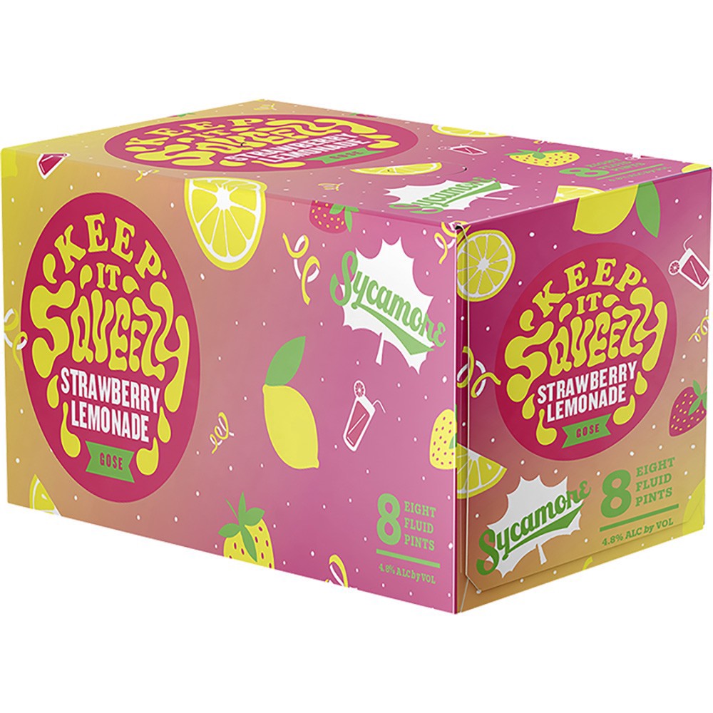 slide 1 of 1, Sycamore Strawberry Lemonade Gose, 8 ct; 16 oz