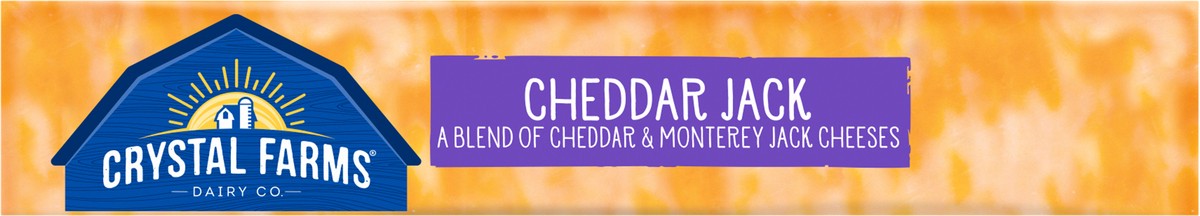 slide 4 of 8, Crystal Farms Cheddar Jack Cheese Block, 7 oz, 7 oz