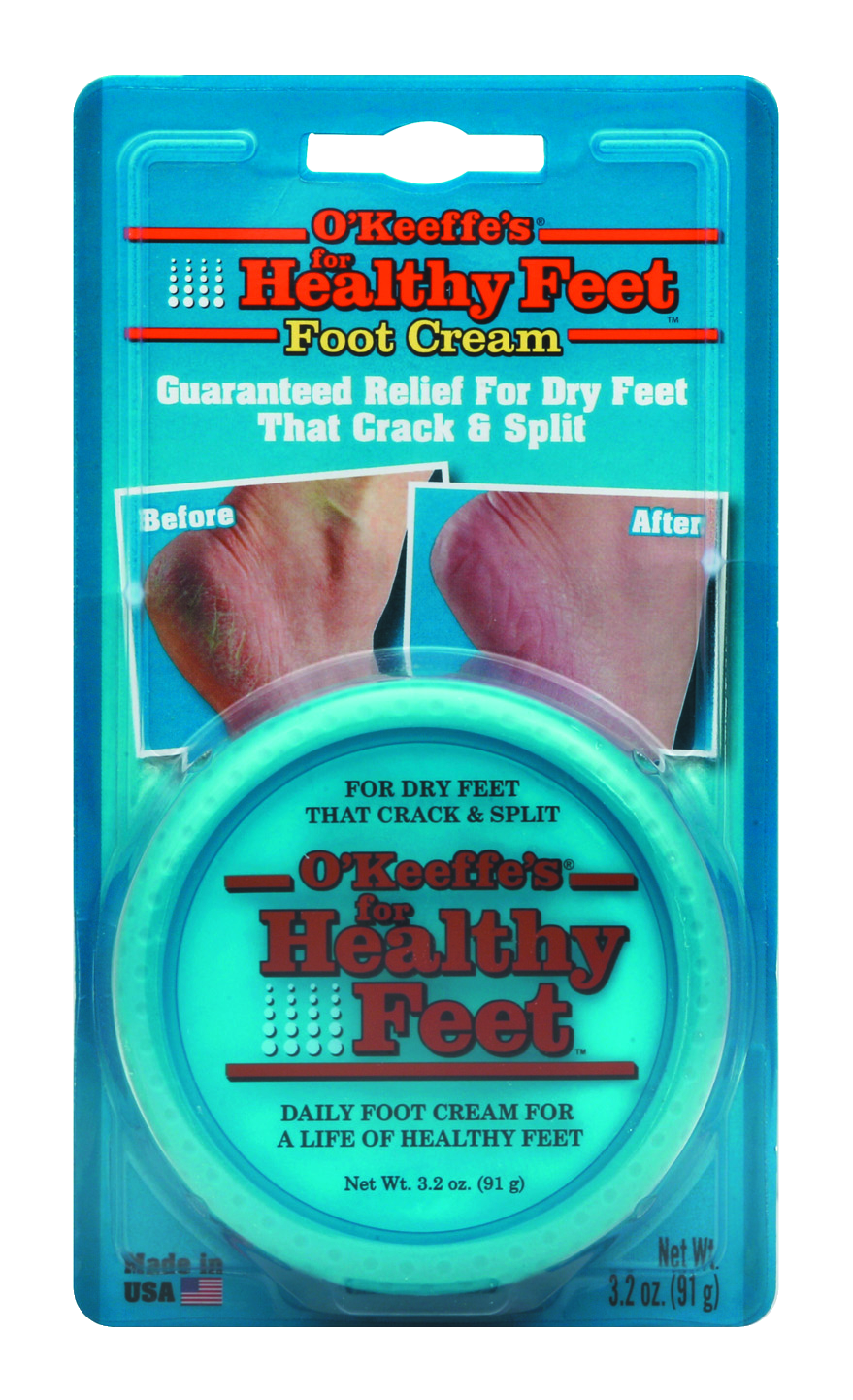 slide 1 of 1, O'Keeffe's Foot Cream, 3.2 oz