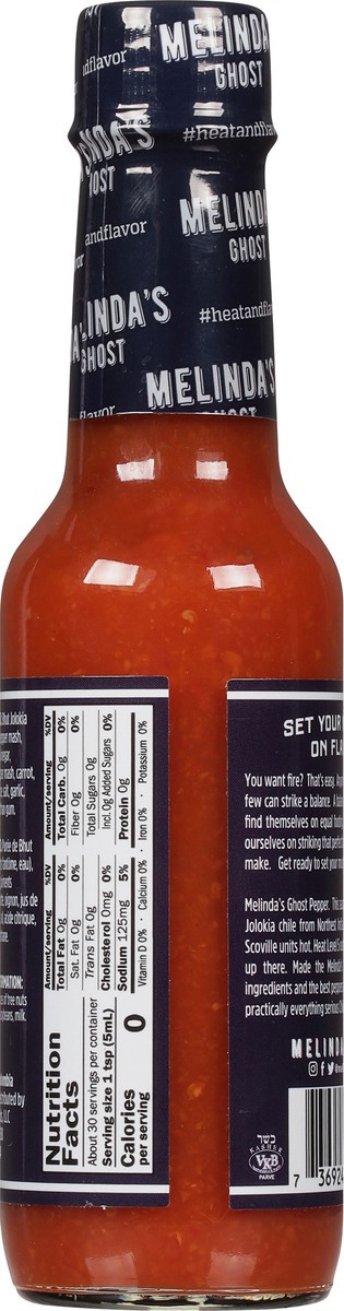 slide 5 of 9, Melinda's Hot Ghost Pepper Sauce 5 fl oz, 5 fl oz