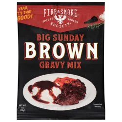 Fire & Smoke Society Big Sunday Brown Gravy Mix 1 oz