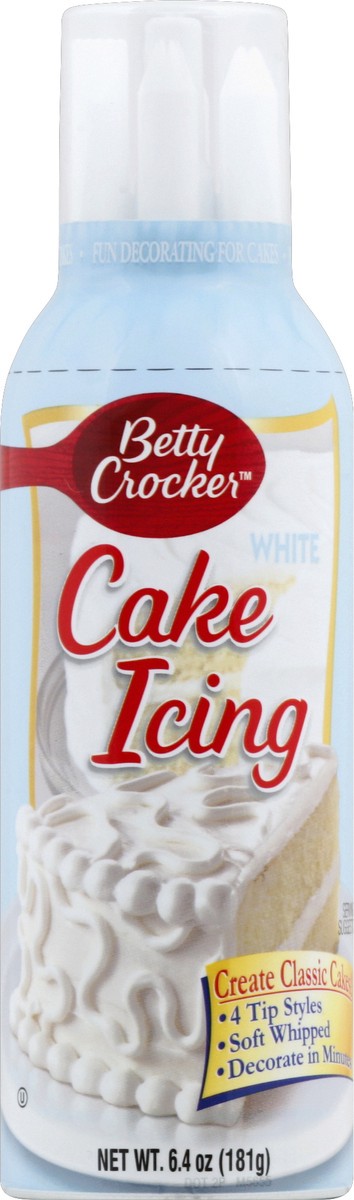 slide 4 of 4, Betty Crocker White Cake Icing, 6.4 oz