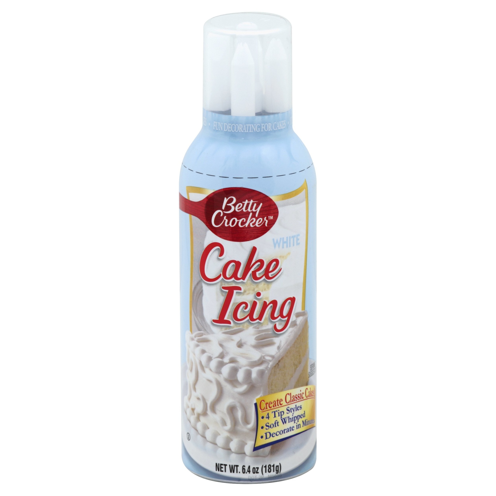 slide 1 of 4, Betty Crocker White Cake Icing, 6.4 oz